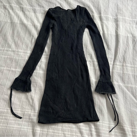 NEW ALE BY ALESSANDRA x REVOLVE Nova Sweater Dress in Black Size Small - Picture 5 of 12